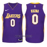 Maillot Enfant Los Angeles Lakers Kyle Kuzma No 0 Statement 2017-18 Volet