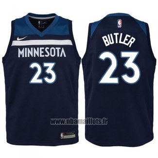 Maillot Enfant Minnesota Timberwolves Jimmy Butler No 23 2017-18 Bleu