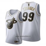 Maillot Golden Edition Miami Heat Jae Crowder No 99 2019-20 Blanc