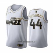 Maillot Golden Edition Utah Jazz Bojan Bogdanovic No 44 2019-20 Blanc