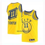 Maillot Golden State Warriors Draymond Green No 11 Classic 2019-20 Jaune