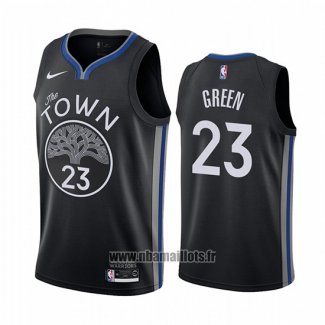 Maillot Golden State Warriors Draymond Green No 23 Ville Noir