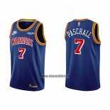 Maillot Golden State Warriors Eric Paschall NO 7 75th Anniversary Bleu