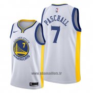 Maillot Golden State Warriors Eric Paschall No 7 Association 2019-20 Blanc