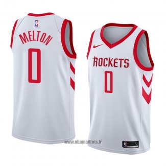 Maillot Houston Rockets De'anthony Melton No 0 Association 2018 Blanc