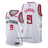 Maillot Houston Rockets Demarre Carroll No 9 Ville 2019-20 Blanc