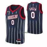 Maillot Houston Rockets Jalen Green NO 0 Ville 2021-22 Bleu