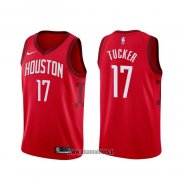 Maillot Houston Rockets P.j. Tucker NO 17 Earned Rouge
