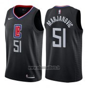 Maillot Los Angeles Clippers Boban Marjanovic No 51 Statement 2019 Noir