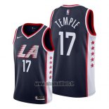 Maillot Los Angeles Clippers Garrett Temple No 17 Ville 2019 Bleu