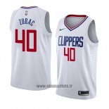 Maillot Los Angeles Clippers Ivica Zubac No 40 Association 2018 Blanc