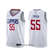 Maillot Los Angeles Clippers Joakim Noah NO 55 Association Blanc