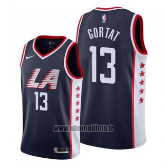 Maillot Los Angeles Clippers Marcin Gortat No 13 Ville 2019 Bleu