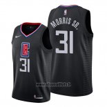 Maillot Los Angeles Clippers Marcus Morris Sr. No 31 Statement 2019-20 Noir