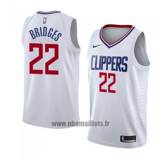 Maillot Los Angeles Clippers Miles Bridges No 22 Icon 2018 Bleu