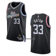 Maillot Los Angeles Clippers Nicolas Batum NO 33 Ville 2022-23 Noir