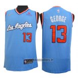 Maillot Los Angeles Clippers Paul George No 13 2019-20 Bleu