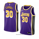Maillot Los Angeles Lakers Jeffrey Carroll No 30 Statement 2018-19 Volet