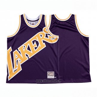 Maillot Los Angeles Lakers Mitchell & Ness Big Face Volet