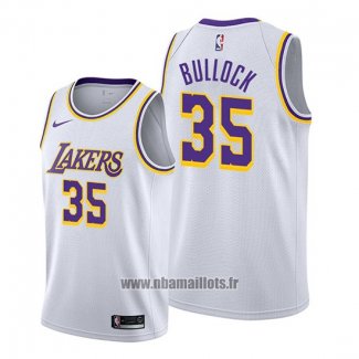 Maillot Los Angeles Lakers Reggie Bullock No 35 Association Blanc