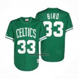 Maillot Manche Courte Boston Celtics Larry Bird NO 33 Vert