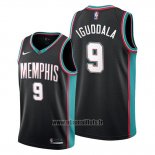 Maillot Memphis Grizzlies Andre Iguodala No 9 Classic 20th Season Noir