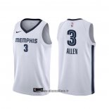 Maillot Memphis Grizzlies Grayson Allen NO 3 Association Blanc