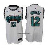 Maillot Memphis Grizzlies Ja Morant NO 12 Classic Blanc