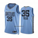 Maillot Memphis Grizzlies Killian Tillie NO 35 Statement 2022-23 Bleu