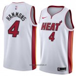 Maillot Miami Heat AJ Hammons No 4 Association 2018 Blanc