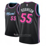 Maillot Miami Heat Duncan Robinson No 55 Ville 2018-19 Noir