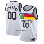 Maillot Minnesota Timberwolves Personnalise Ville 2022-23 Blanc