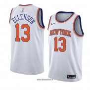 Maillot New York Knicks Knicks Henry Ellenson No 13 Association 2018 Blanc