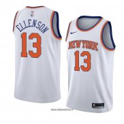 Maillot New York Knicks Knicks Henry Ellenson No 13 Association 2018 Blanc