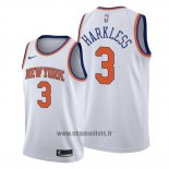 Maillot New York Knicks Maurice Harkless No 3 Association 2019-20 Blanc