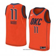 Maillot Oklahoma City Thunder Abdel Nader No 11 Earned 2018-19 Orange