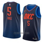 Maillot Oklahoma City Thunder Devon Hall No 5 Statement 2018 Bleu