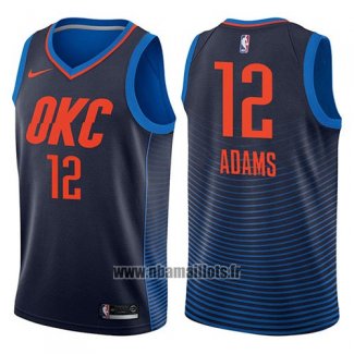 Maillot Oklahoma City Thunder Steven Adams No 12 Statement 2017-18 Bleu