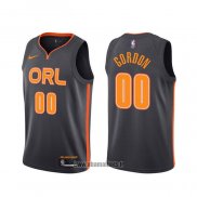 Maillot Orlando Magic Aaron Gordon NO 0 Ville 2019-20 Noir