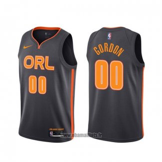 Maillot Orlando Magic Aaron Gordon NO 0 Ville 2019-20 Noir