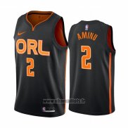 Maillot Orlando Magic Al-farouq Aminu No 2 Ville Edition Noir