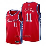 Maillot Philadelphia 76ers Demetrius Jackson No 11 Statement Rouge