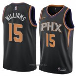 Maillot Phoenix Suns Alan Williams No 15 Statement 2018 Noir