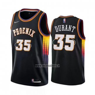 Maillot Phoenix Suns Kevin Durant NO 35 75th Anniversary 2022 Noir