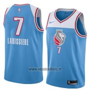 Maillot Sacramento Kings Skal Labissiere No 7 Ville 2018 Bleu