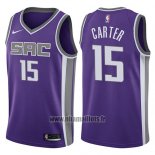 Maillot Sacramento Kings Vince Carter No 15 Icon 2017-18 Volet