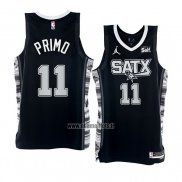 Maillot San Antonio Spurs Joshua Primo NO 11 Statement 2022-23 Noir