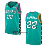 Maillot San Antonio Spurs Malaki Branham NO 22 Ville 2022-23 Vert