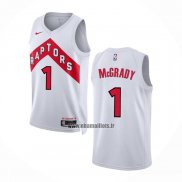 Maillot Tornto Raptors Tracy McGrady NO 1 Association 2022-23 Blanc