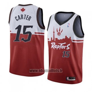 Maillot Tornto Raptors Vince Carter No 15 Ville 2019-20 Rouge